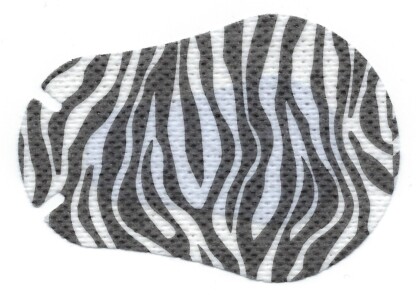 Adhesive occlusion eye patches for kids with zebra design