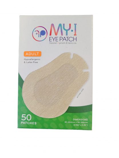Latex-free occlusion eye patches for adults